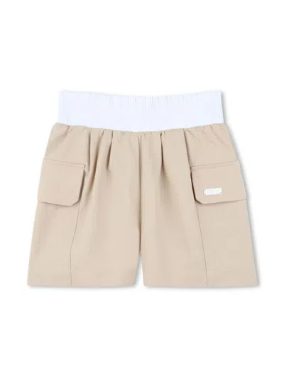 DKNY LOGO-PLAQUE SHORTS