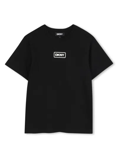 DKNY LOGO-PRINT T-SHIRT