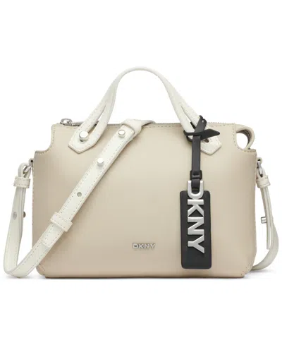 DKNY LOUISA MINI LOGO CHARM SATCHEL