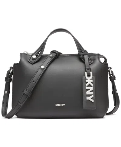 DKNY LOUISA MINI LOGO CHARM SATCHEL