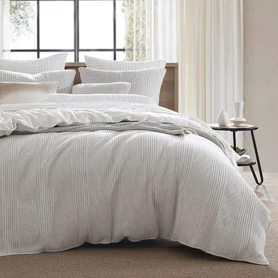 DKNY PURE RIBBED JERSEY DUVET SET, KING