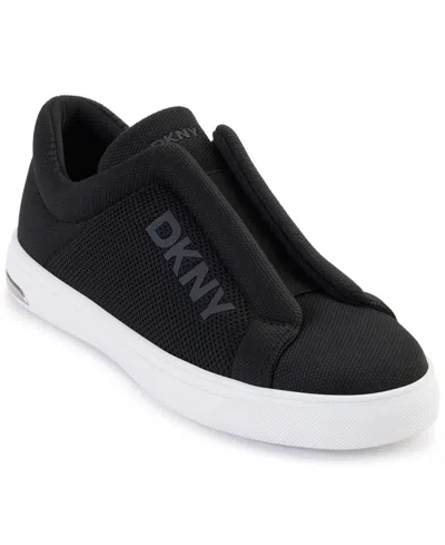 DKNY WOMEN'S ABELINA KNIT SLIP ON SNEAKERS