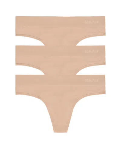 DKNY WOMEN'S SEAMLESS LITEWEAR THONG PANTY