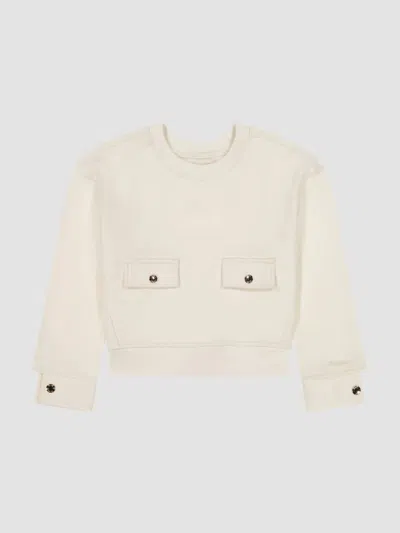 DL1961 - WOMEN'S WOMEN'S EDIE CROPPED SWEATSHIRT IN MANILLA