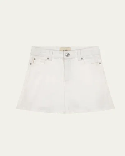 DL1961 GIRL'S JENNY DENIM MINI SKIRT
