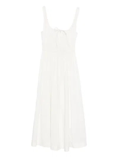 DOEN QUILLA SQUARE-NECK SMOCK DRESS