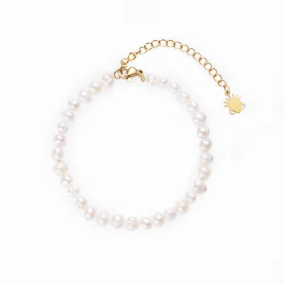 DOLÀ WOMEN'S GOLD OMOLUABI PEARL BRACELET