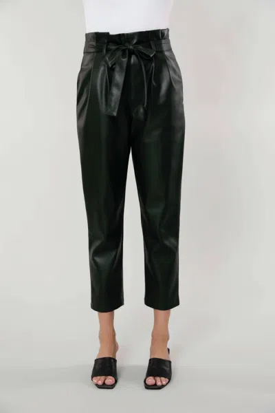 DOLCE CABO UPTOWN PAPER BAG PANTS IN GREEN