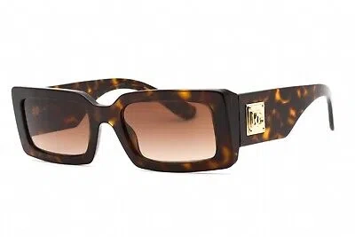 DOLCE & GABBANA DOLCE & GABBANA 0DG4416-502/13 DARK HAVANA SUNGLASSES