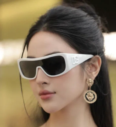 DOLCE & GABBANA DOLCE & GABBANA 0DG4454-331287 WHITE SUNGLASSES