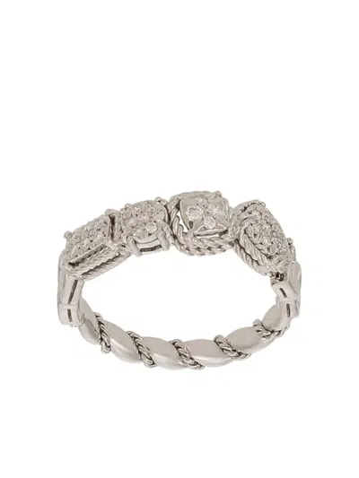 DOLCE & GABBANA 18K WHITE GOLD EASY DIAMOND RING