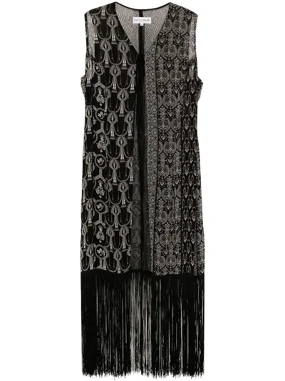 DOLCE & GABBANA 1990S FRINGE-DETAIL JACKET