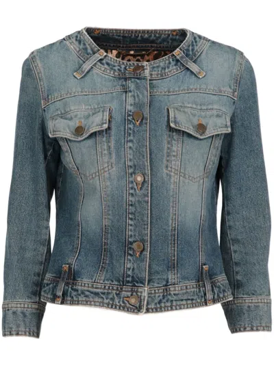 DOLCE & GABBANA 2000 CROPPED DENIM JACKET