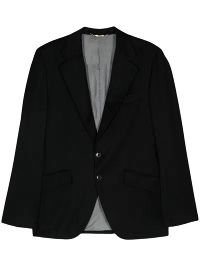 DOLCE & GABBANA 2000S PINSTRIPED SINGLE-BREASTED JACKET