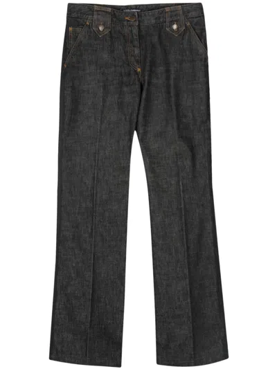 DOLCE & GABBANA 2000S SIDE-STRIPE JEANS