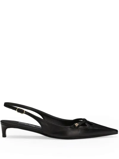 DOLCE & GABBANA DNA 30MM SLINGBACK PUMPS