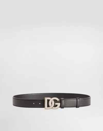 DOLCE & GABBANA ALPINE CALFSKIN BELT