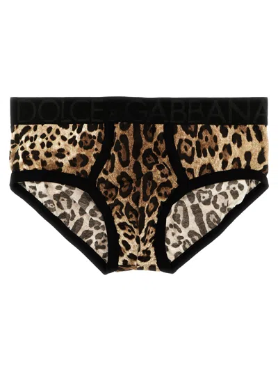DOLCE & GABBANA ANIMAL PRINT BOXERS