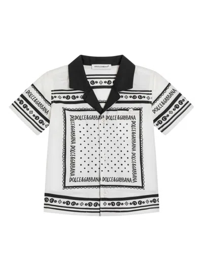 DOLCE & GABBANA BANDANA-PRINT SHIRT