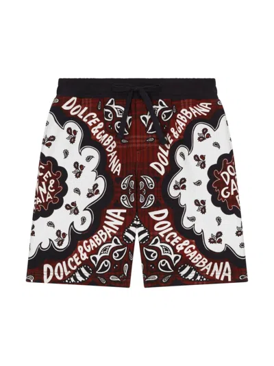 DOLCE & GABBANA BANDANA-PRINT SHORTS