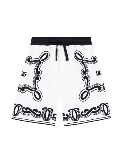 DOLCE & GABBANA BANDANA-PRINT SHORTS