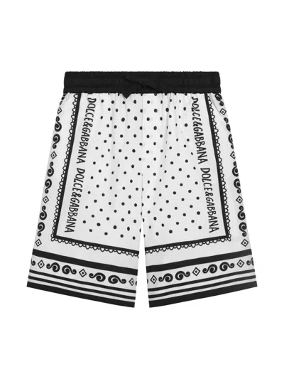 DOLCE & GABBANA BANDANA-PRINT SHORTS