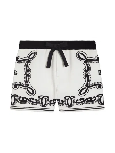 DOLCE & GABBANA BANDANA-PRINT SHORTS