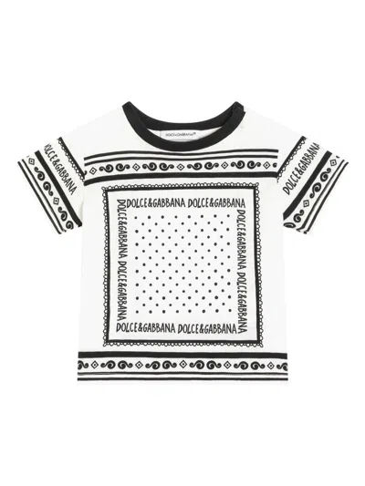 DOLCE & GABBANA BANDANA-PRINT T-SHIRT