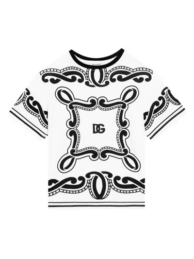 DOLCE & GABBANA BANDANA-PRINT T-SHIRT