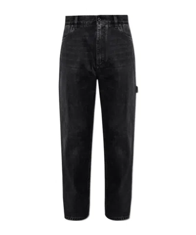 DOLCE & GABBANA DOLCE  GABBANA LOGO PLAQUE STRAIGHT LEG JEANS