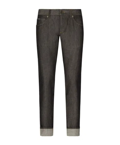 DOLCE & GABBANA BELT-LOOP JEANS