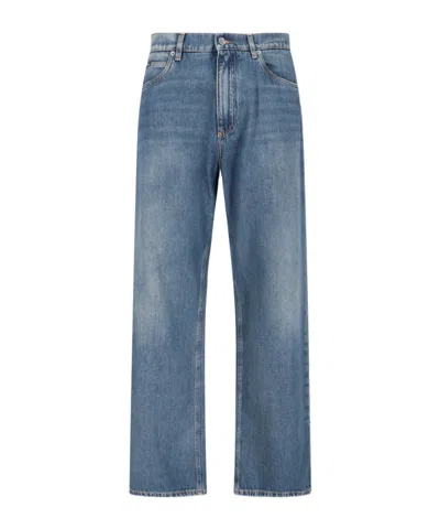 DOLCE & GABBANA DOLCE  GABBANA LOGO PLAQUE STRAIGHT LEG JEANS