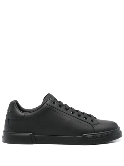 DOLCE & GABBANA MEN BLACK LACE UP SNEAKERS, 10 LUXURY SNEAKERS FOR MEN DARVEYS