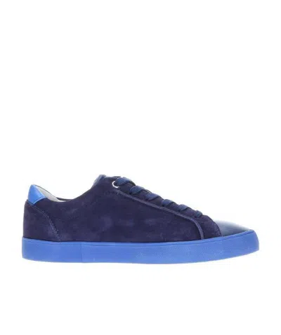 DOLCE & GABBANA BLUE LOGO CASUAL SNEAKERS