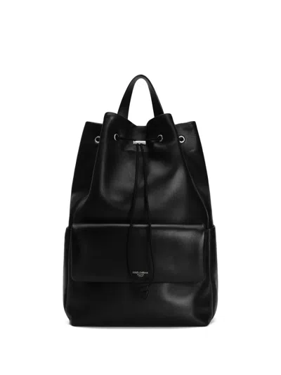 DOLCE & GABBANA DRAWSTRING-FASTENING BACKPACK