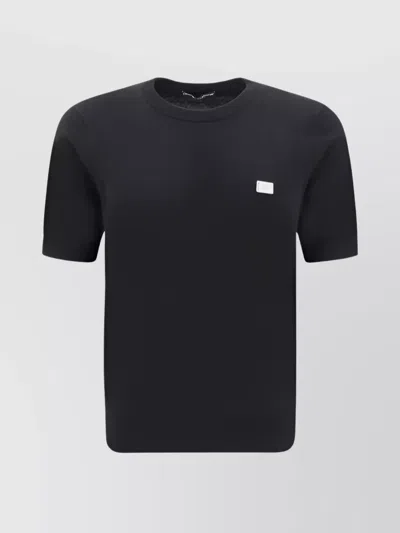 DOLCE & GABBANA BRANDED CREW NECK T-SHIRT