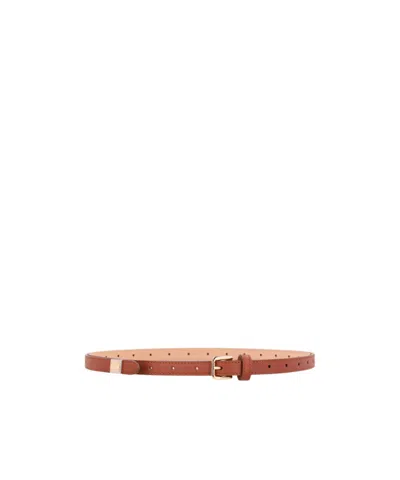 DOLCE & GABBANA DOLCE  GABBANA PUNCHED HOLE BUCKLED BELT