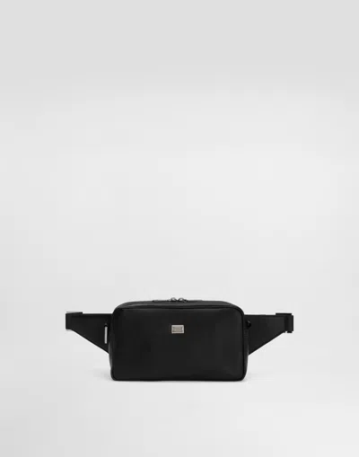DOLCE & GABBANA CALFSKIN CROSSBODY BAG