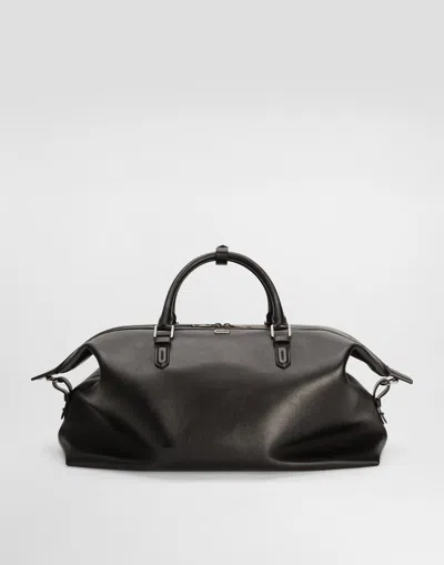DOLCE & GABBANA CALFSKIN DUFFEL BAG
