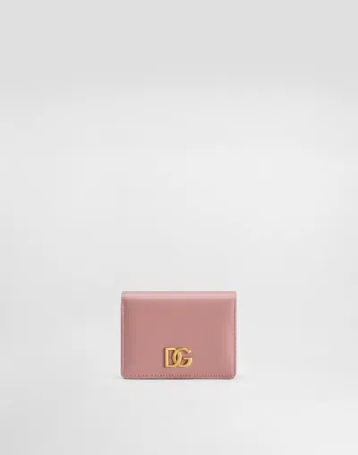 DOLCE & GABBANA CALFSKIN WALLET WITH DG LOGO