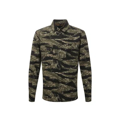 DOLCE & GABBANA DOLCE & GABBANA CAMOUFLAGE SHIRT MEN