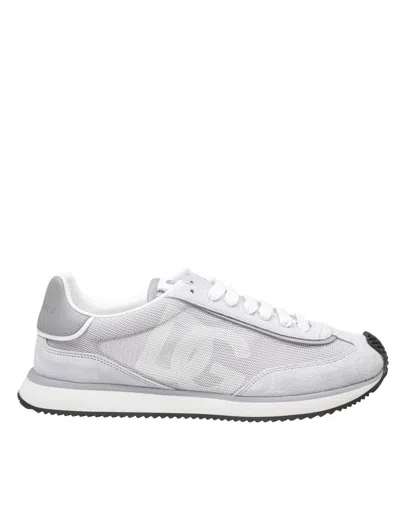 DOLCE & GABBANA DOLCE & GABBANA CANVAS AND SUEDE SNEAKERS