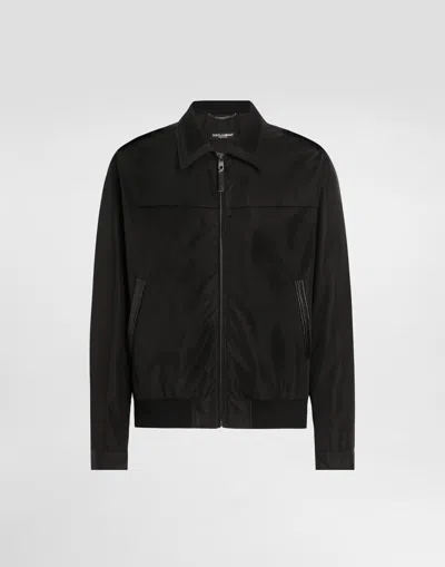 DOLCE & GABBANA CANVAS BOMBER JACKET WITH TAG
