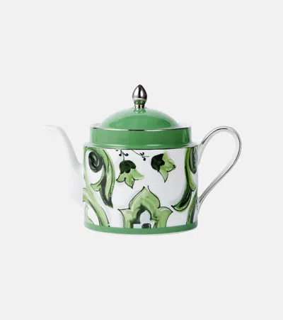 DOLCE & GABBANA CASA MAJOLICA PORCELAIN TEAPOT