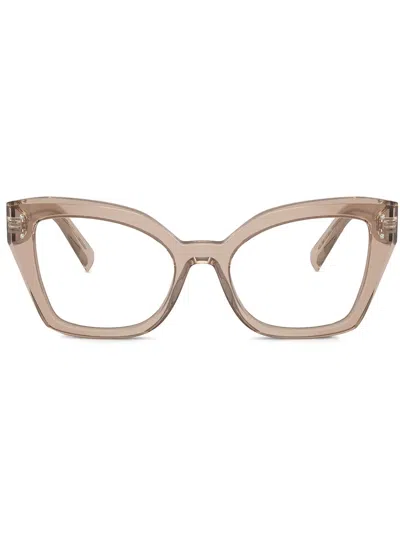 DOLCE & GABBANA CAT EYE-FRAME GLASSES