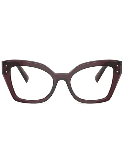 DOLCE & GABBANA CAT EYE-FRAME GLASSES