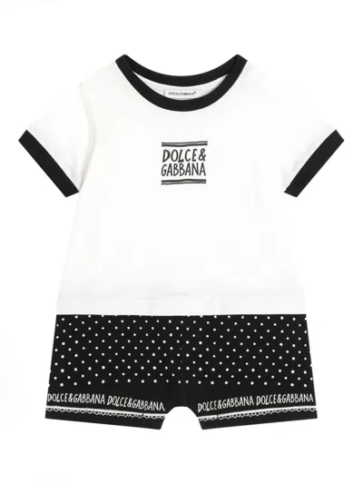 DOLCE & GABBANA COTTON BABYSUIT