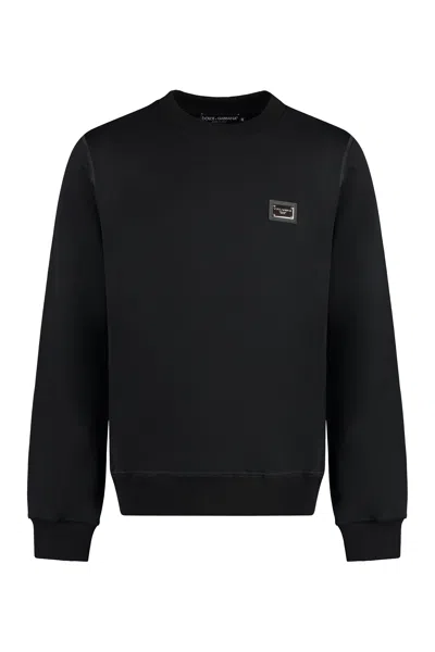 DOLCE & GABBANA DOLCE & GABBANA COTTON CREW-NECK SWEATSHIRT