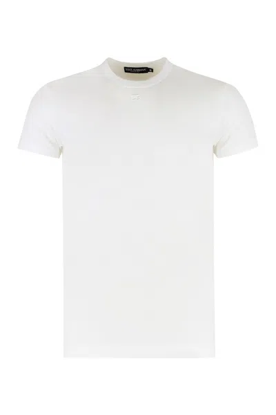 DOLCE & GABBANA COTTON CREW-NECK T-SHIRT