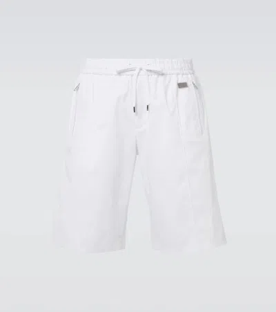 DOLCE & GABBANA COTTON GABARDINE BERMUDA SHORTS